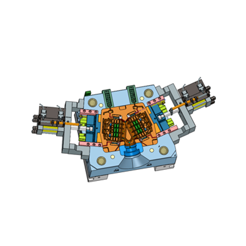 Batteriefachplatte aus Aluminiumlegierung, Druckguss, eine Form, zwei Löcher